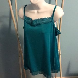 Fashion Bug Turquoise Camisole Sz L